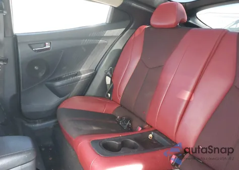 2012 Hyundai Veloster Base W/Red/Black z USA, uszkodzony, nr VIN KMHTC6AD6CU058017